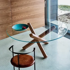 Akido Table - Wood - Round