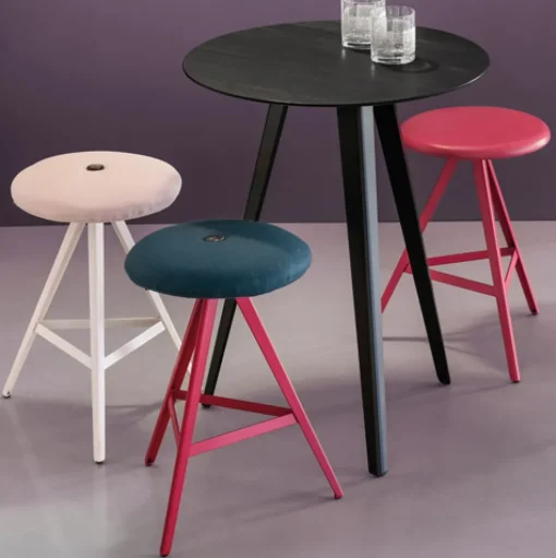 Aky Stool - Upholstered