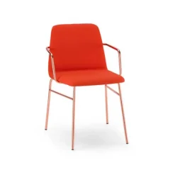 Bardot Chair with Arms - Tube