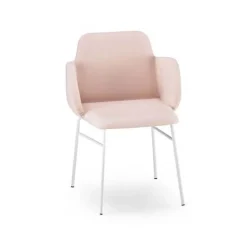 Bardot Chair with Arms - Tube - Upholstered