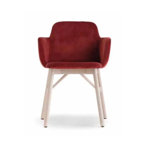 Bardot Chair with Arms - Wood