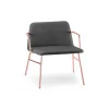 Bardot Lounge Chair with Arms - Tube