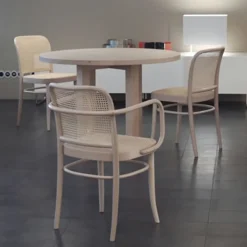 811 Chair with Arms - Cane