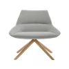 Dunas XL Wood Lounge Chair - Swivel Base