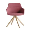 Dunas XS Chair with Arms - Wood Base