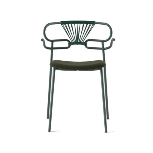 Genoa Chair with Arms - Rope - Upholstered