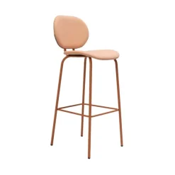 Hari High Stool, Upholstered