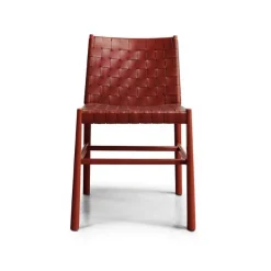 Julie Chair - Woven Cuoio