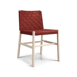 Julie Chair - Woven Cuoio