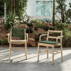 Julie Chair with Arms - Rope