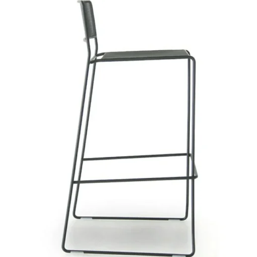 Log Mesh High Stool