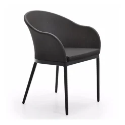 Saia Chair with Arms - Upholstered