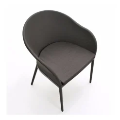 Saia Chair with Arms - Upholstered