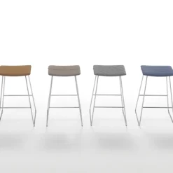 Tao High Stool - Upholstered