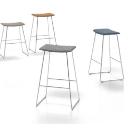 Tao High Stool - Upholstered