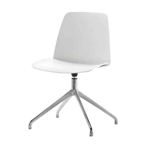 Unnia Chair - Swivel Aluminium Base