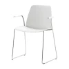 Unnia Chair with Arms - Sled Base