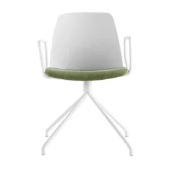 Unnia Chair with Arms - Swivel Base