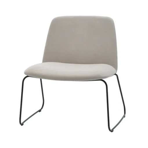 Unnia Soft Lounge Chair - Sled Base