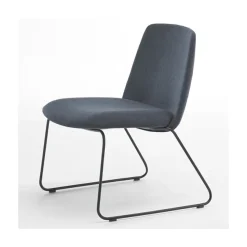 Unnia Soft Lounge Chair - Sled Base
