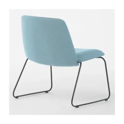 Unnia Soft Lounge Chair - Sled Base