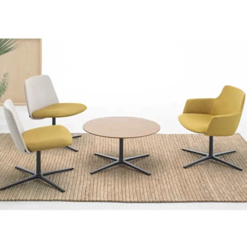 Unnia Soft Lounge Chair - Sled Base