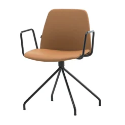 Unnia Tapiz Chair with Arms - Swivel Base