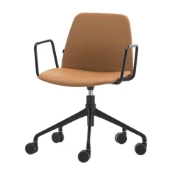 Unnia Tapiz Work Chair with Arms - Aluminium Base