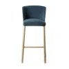 Virginia High Stool - Wood Legs